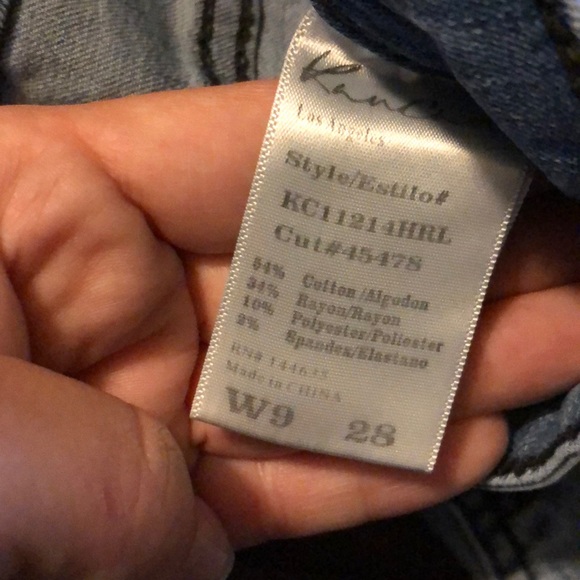 Women’s size 9 Kancan jeans never worn light wash - Picture 4 of 5